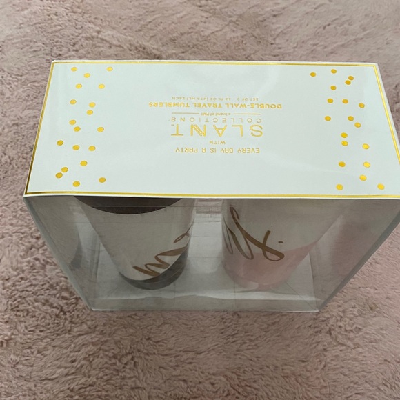 Mr & Mrs Double Wall Travel Tumblers - Picture 5 of 6